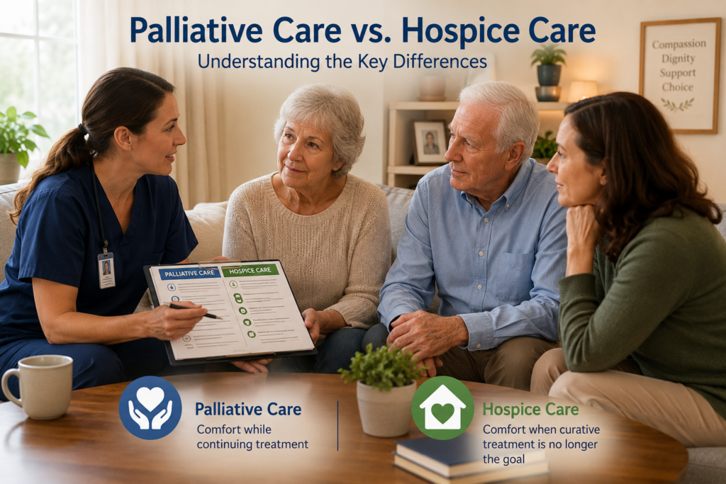 Palliative Care vs Hospice Care