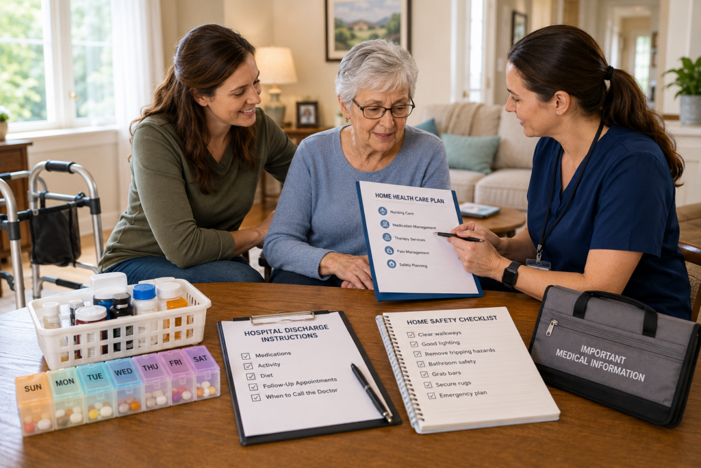 Prepare your home before home health care